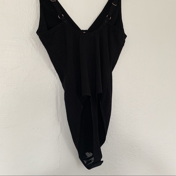 Free People Larissa Black Bodysuit Size S - Picture 4 of 5